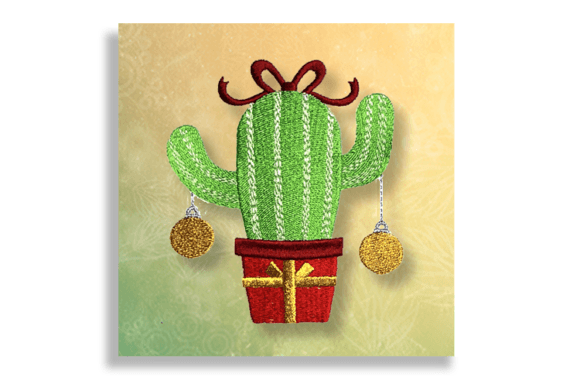Christmas Cactus Gift: A Thoughtful Embroidery Design for Real Projects