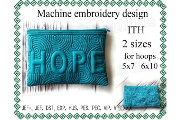 Cosmetic Bag Design in the Hoop