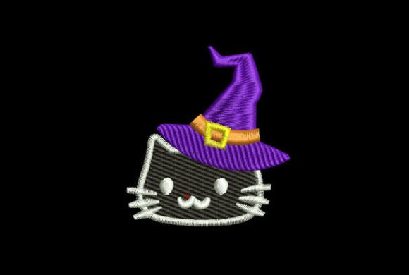 Cute Black Halloween Kitty