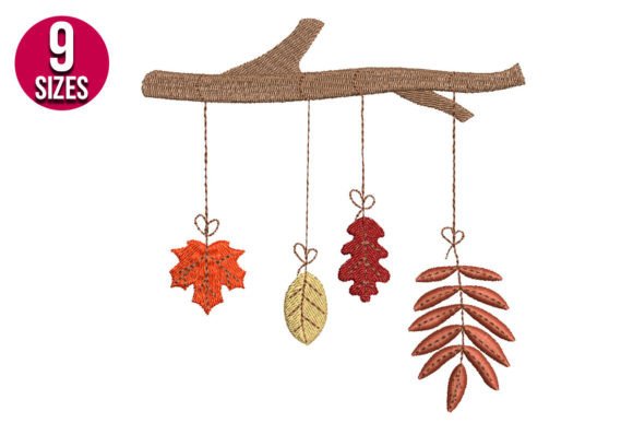 Hanging Autumn Leaves