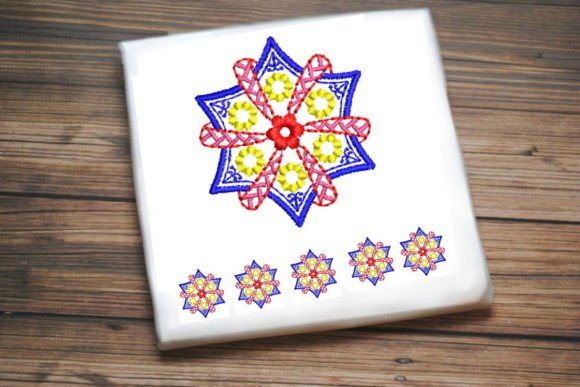 Multicolor Flower Fan Embroidery Review