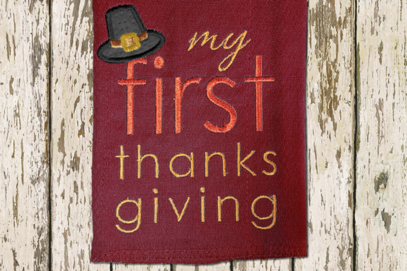 My First Thanksgiving Applique