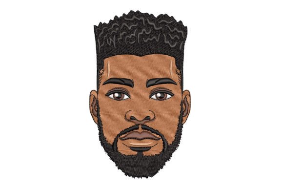 Portrait of an African Man with a Beard