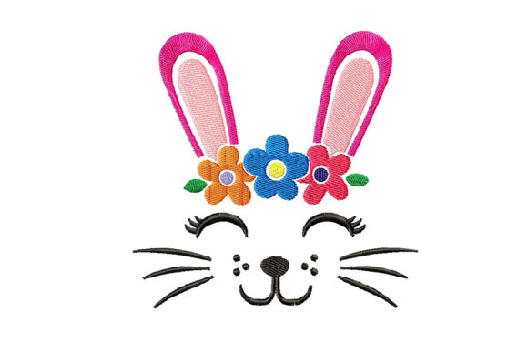 Rabbit with a Flower Wreath
