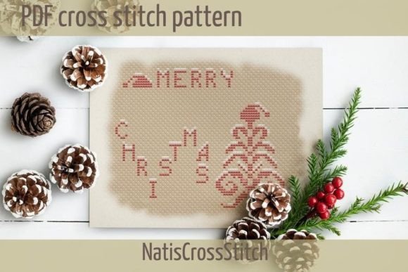 Small Christmas Cross Stitch Pattern